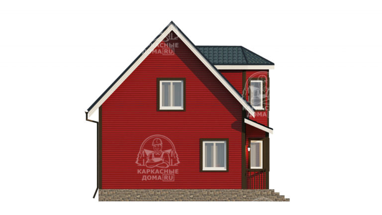 проект каркасного дома Пироп СПб