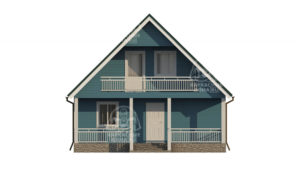 каркасный дом Цитрин 7,5x8 СПб