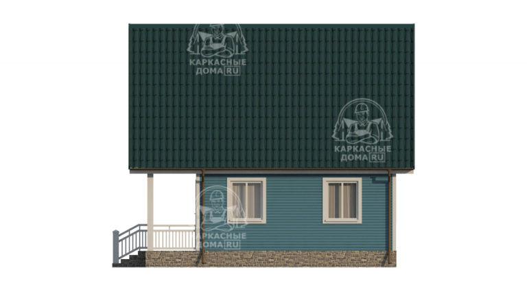 проект каркасного дома Цитрин СПб