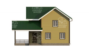 каркасный дом 11x8 СПб