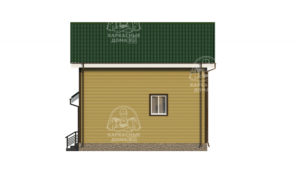 каркасный дом 11x8 под ключ