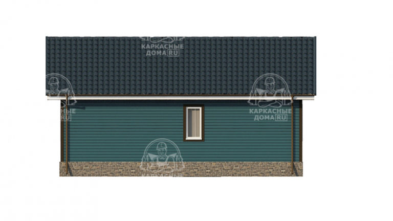 каркасный дом 7,5 на 9 под ключ