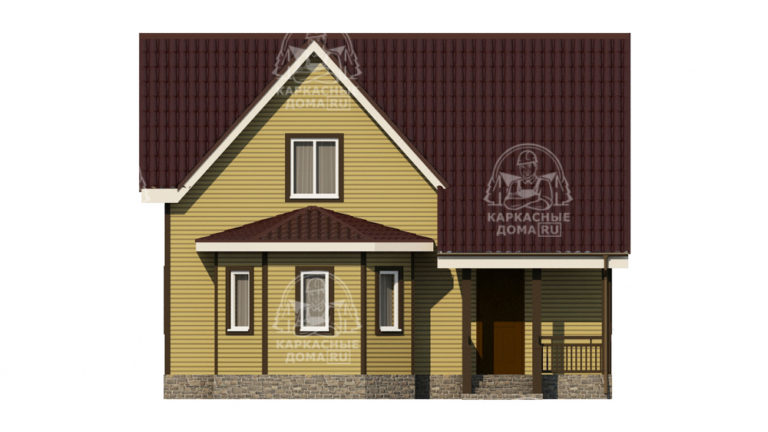 каркасный дом Сардоникс 9x8 СПб