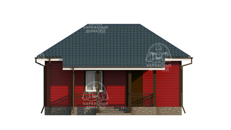 каркасный дом 8x8 Иолит СПб