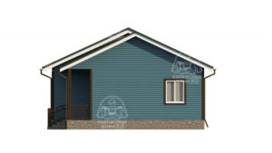 каркасный дом Аксинит 9x8 СПб