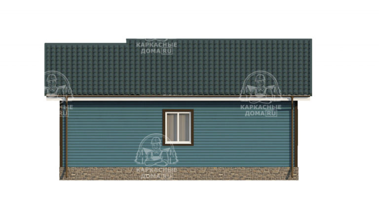 каркасный дом Аксинит 9x8 под ключ