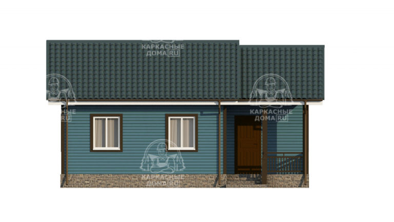 каркасный дом Аксинит под ключ