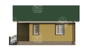 каркасный дом Везувиан 7,5x6 под ключ