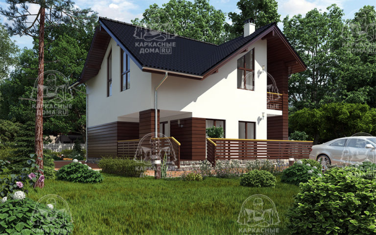 каркасный дом Азурит под ключ