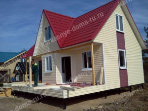 каркасный дом 7x8 Санкт-Петербург