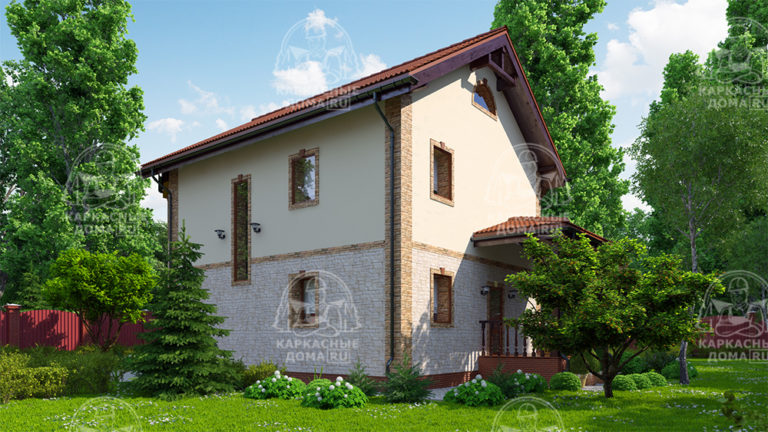 проект каркасного дома Актинолит СПб