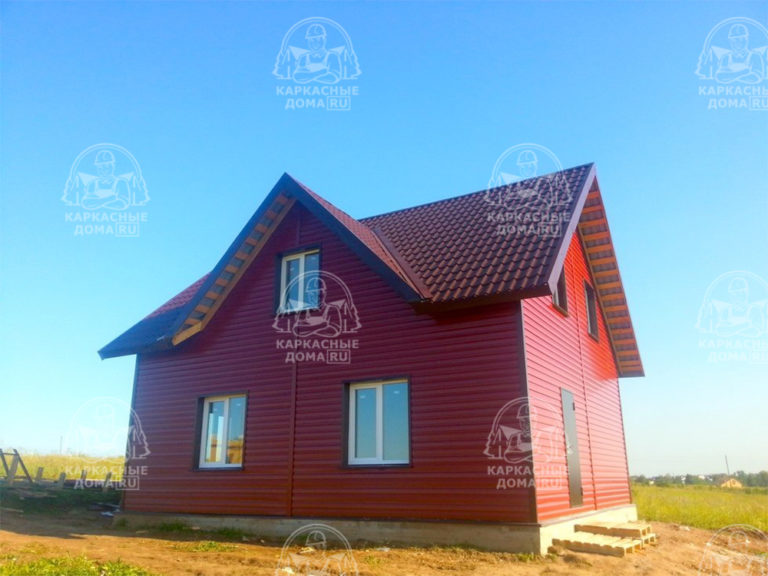 строительство каркасника 7,5x8 под ключ