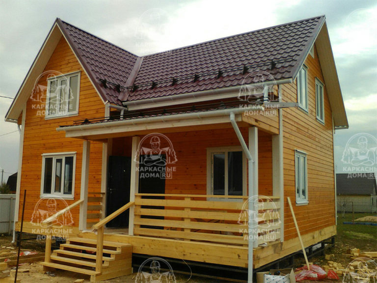 каркасный дом 12 на 8 Санкт-Петербург