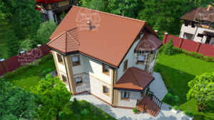 каркасный дом 13x10,7 под ключ