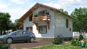 каркасный дом 11,5x9,9 под ключ