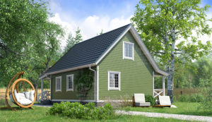 проект каркасного дома Малахит СПб