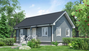 каркасный дом 9x7,5 под ключ