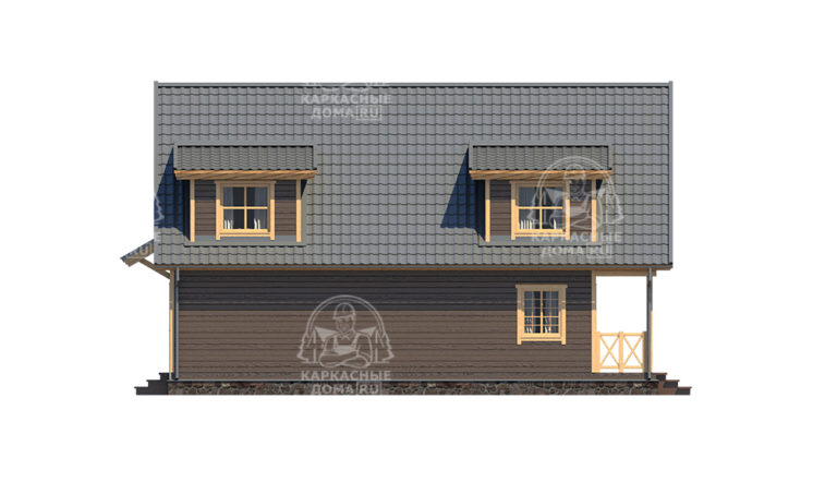 каркасный дом 12x8 Санкт-Петербург