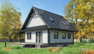 проект каркасного дома Циркон СПб