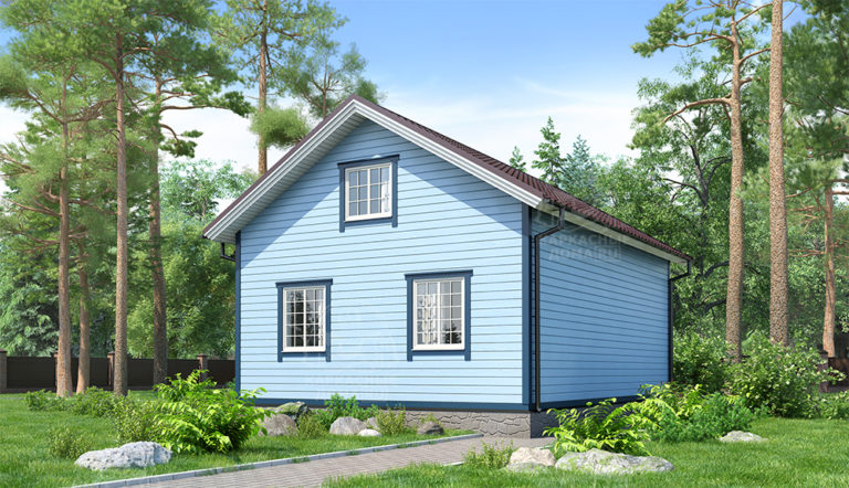 проект каркасного дома Бирюза СПб