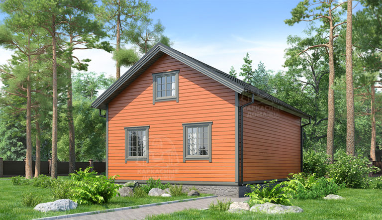 каркасный дом Бирюза под ключ