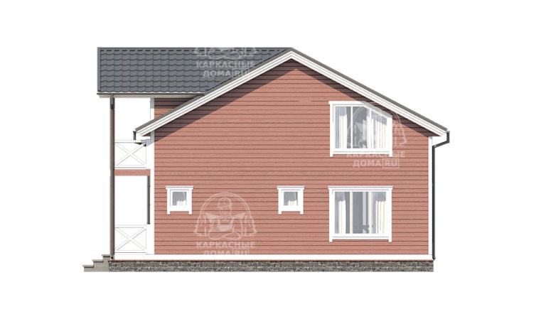 каркасный дом 11,3x10,3 Санкт-Петербург