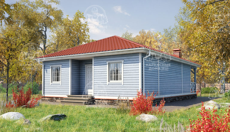 каркасный дом Изумруд под ключ
