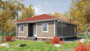 проект каркасного дома Изумруд СПб