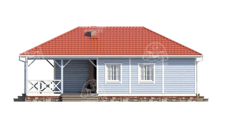 каркасный дом 12x8,5 Санкт-Петербург