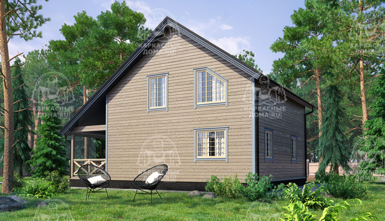 проект каркасного дома Рубин СПб