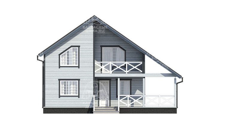 каркасный дом 10,5x8,5 Санкт-Петербург