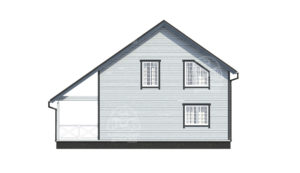 строительство каркасного дома 10,5x8,5