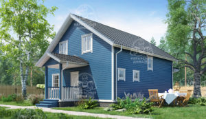 проект каркасного дома Опал СПб