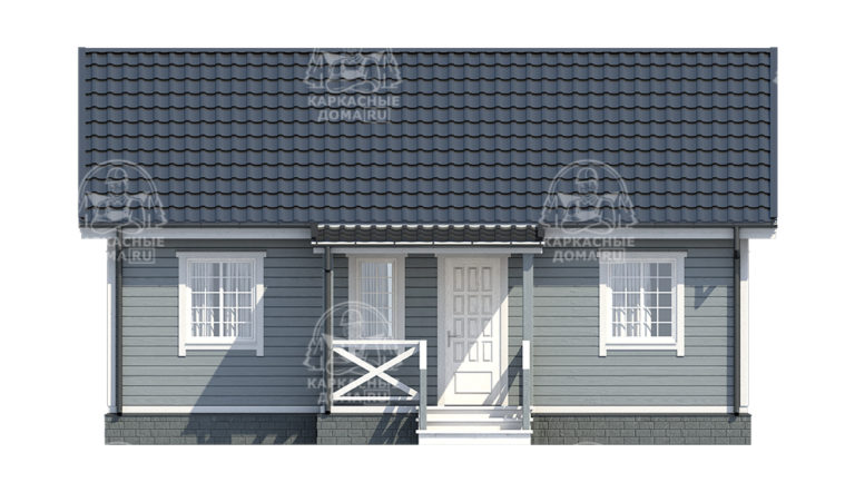каркасный дом 9x7,5 Санкт-Петербург