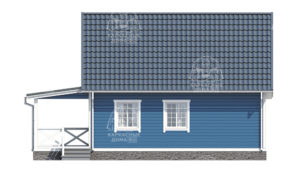 каркасный дом 10,5x7,5 Санкт-Петербург