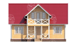 каркасный дом 10x8 Санкт-Петербург