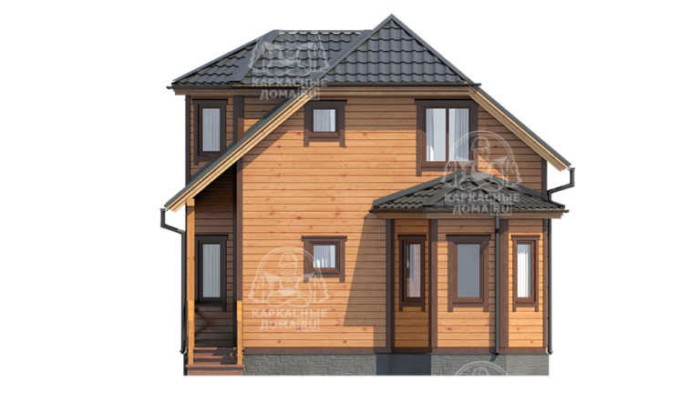 каркасный дом 10x7 Санкт-Петербург