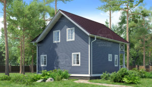 проект каркасного дома Гранат СПб