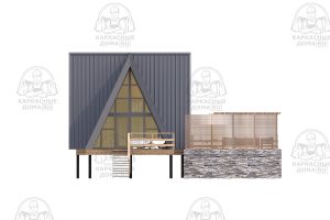проект каркасного дома 7x11 Санкт-Петербург