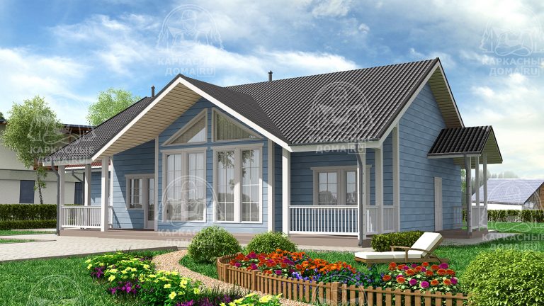 проект каркасного дома 10x19 СПб