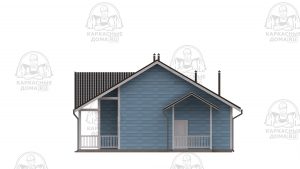 проект каркасного дома Гидденит 10x19 СПб
