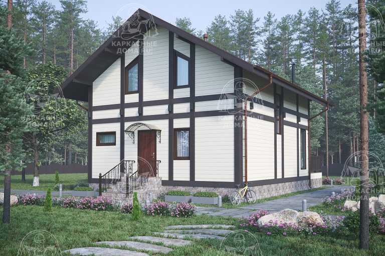 проект каркасного дома Диопсид СПб