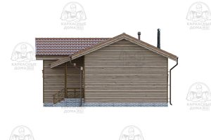 строительство каркасного дома 9x9 Диаспор 