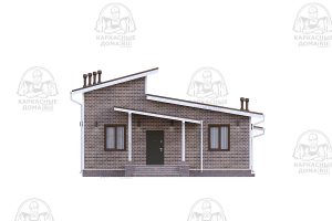 строительство каркасного дома 10x15 Аммолит