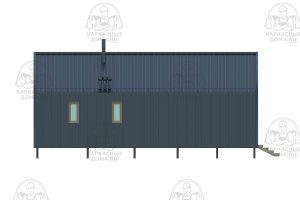 каркасный дом Кахолонг под ключ