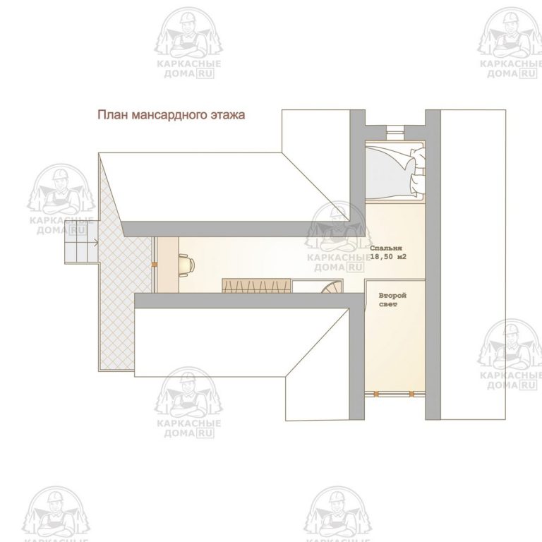 планировка каркасного дома Гиалит