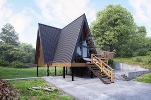 Каркасный дом 7x11 Гиалит