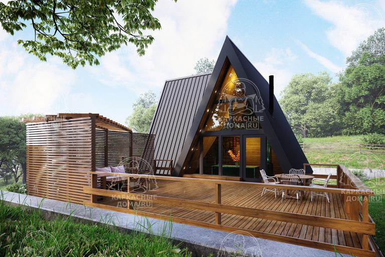 каркасный дом 7x11 под ключ