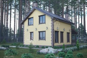 каркасный дом Кордиерит 8x8 СПб