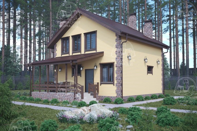 проект каркасного дома Кордиерит СПб